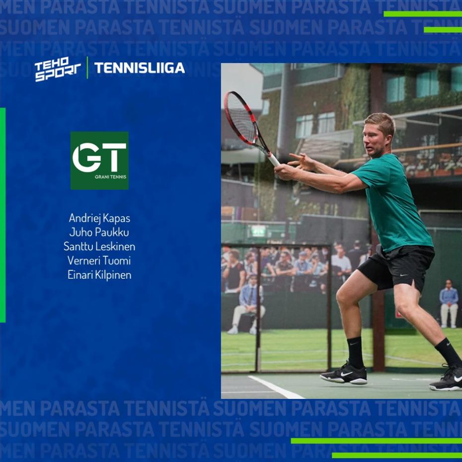 Turun keskitetyn TEHO Sport Tennisliiga -viikonlopun kokoonpanot julkaistu