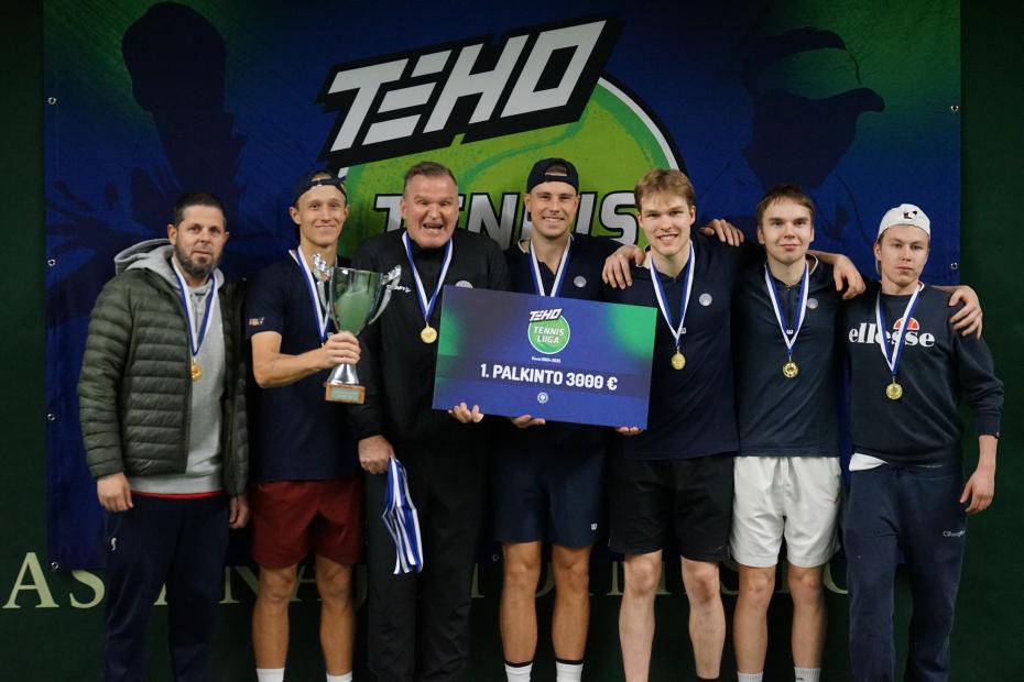 TVS miesten ja HVS naisten mestariksi TEHO Tennisliigassa