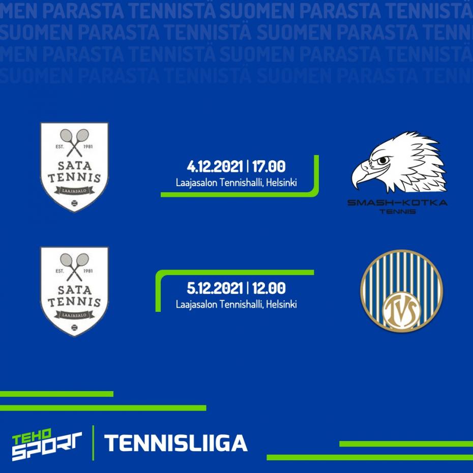 Harri Heliövaara ja Lloyd Glasspool tähdittävät Sata-Tennistä TEHO Sport Tennisliigassa 4.-5.12.