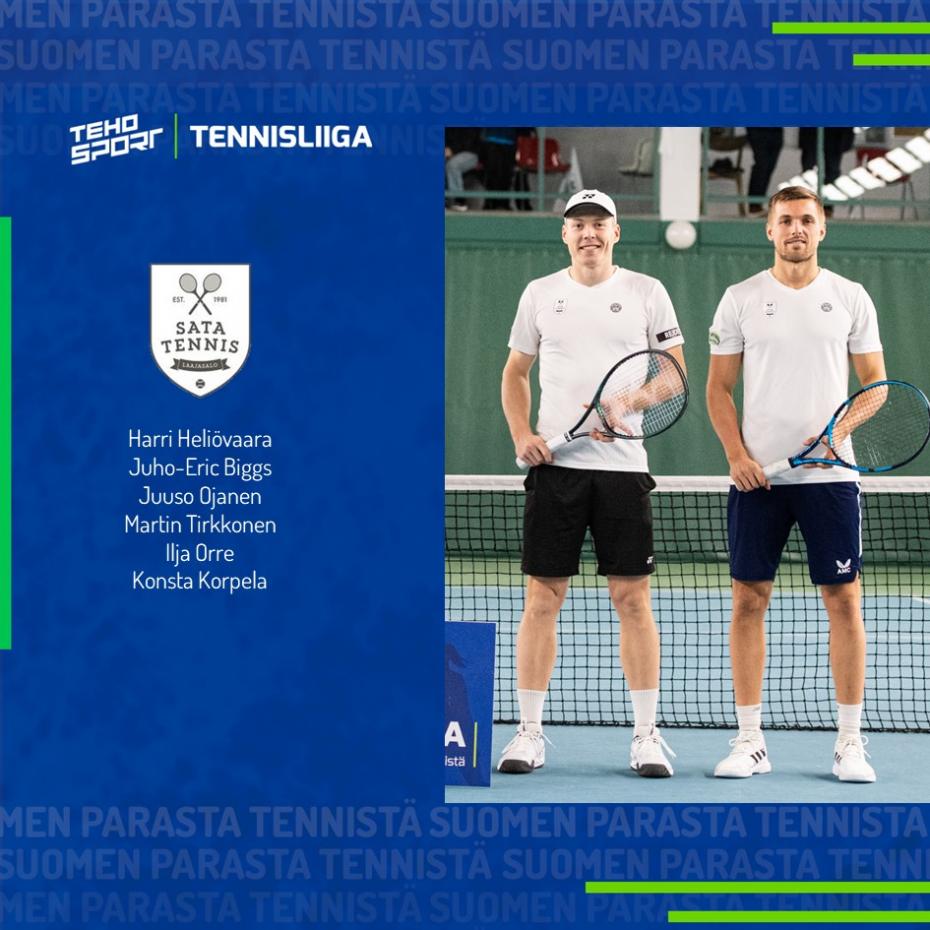 TEHO Sport Tennisliigassa 11 ottelua viikonloppuna: Tähtiloistoa Helsingin paikallisottelussa