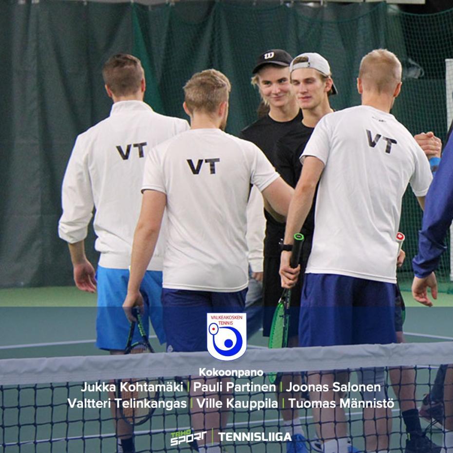 Valkeakosken Tennis hakee avauspisteitä viikonloppuna