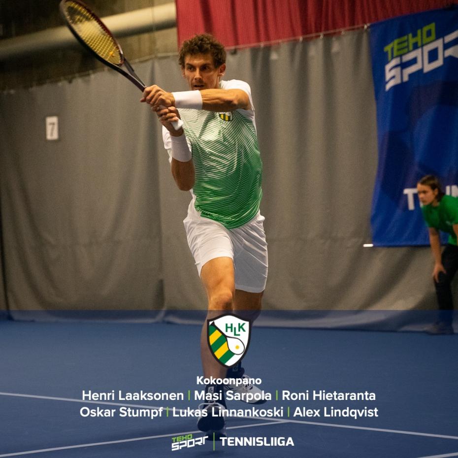 TEHO Sport Tennisliiga: kokoonpanot julkaistu suurten panosten viikonloppuun
