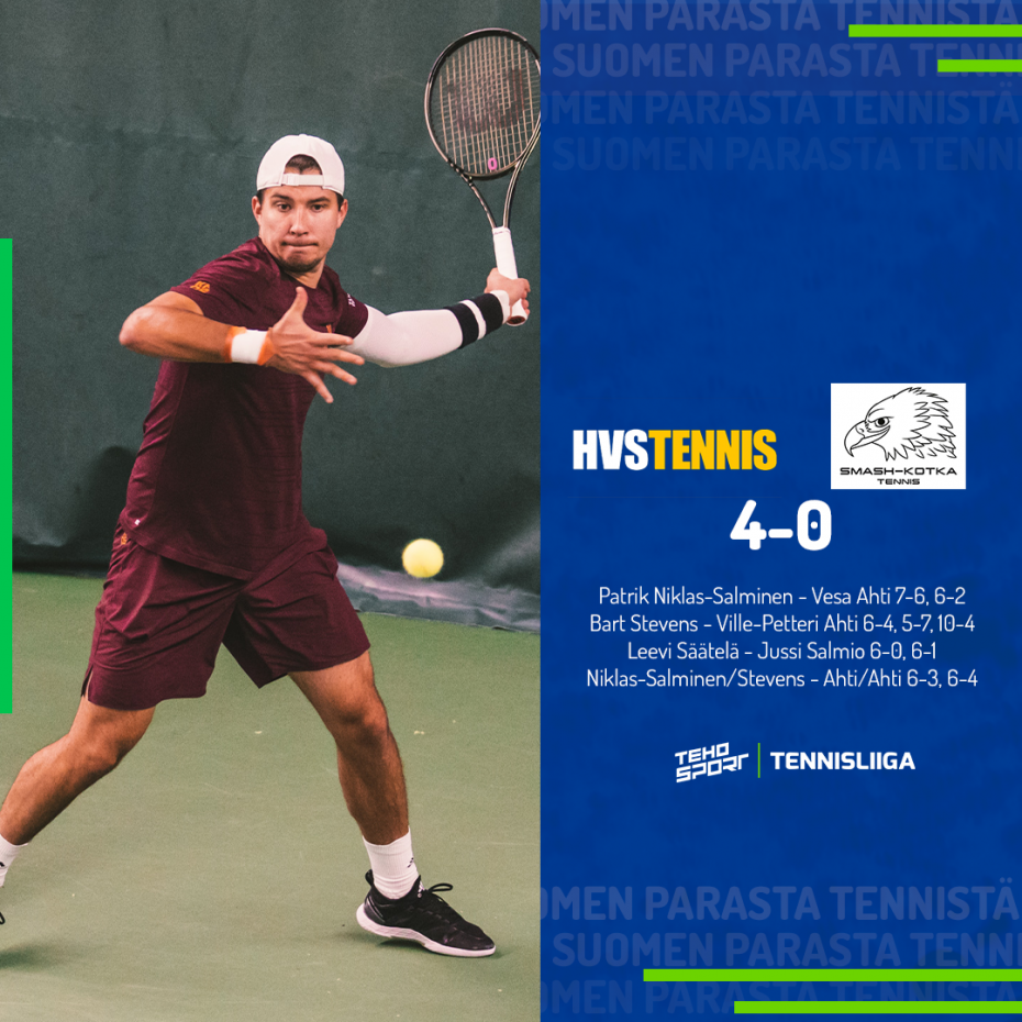 TEHO Sport Tennisliigan avausviikonloppu takana - "Oman seuran edustaminen on itselleni tärkeää ja sen teen aina kun mahdollista"