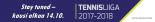 Tennisliiga kausi alkaa 14.10.