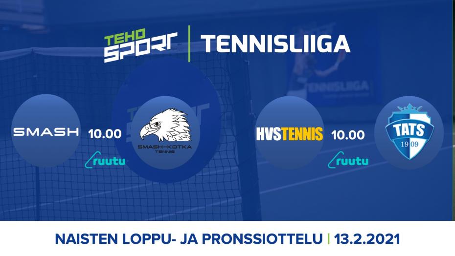 Smash-Kotka ensimmäistä kertaa naisten TEHO Sport Tennisliigan loppuotteluun - vastassa hallitseva mestari Smash