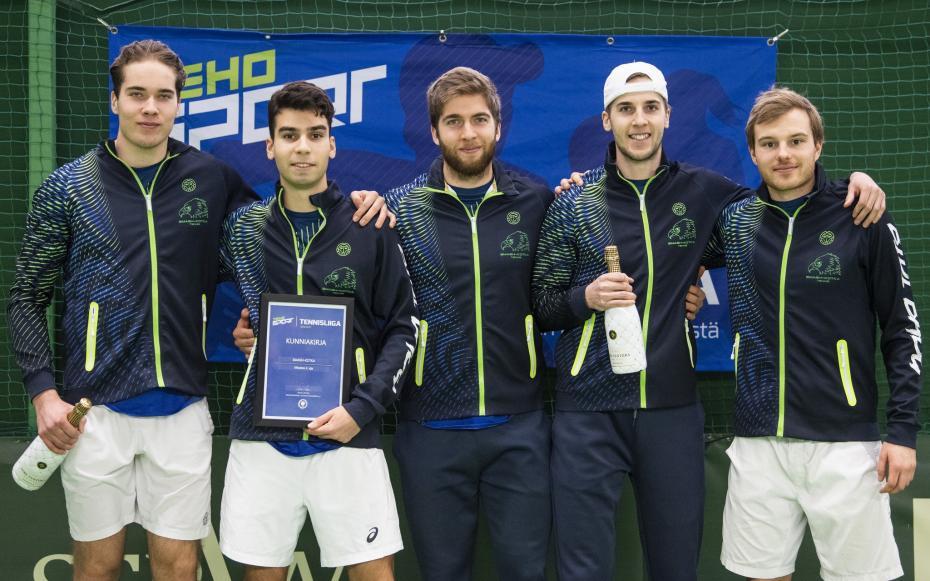 Miesten TEHO Sport Tennisliiga: Smash-Kotka hakee jälleen mitalisijoja